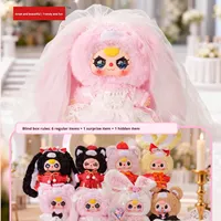 Magnifique figurine de poupée en peluche authentique Baby Three 400% Frozen Romantic Wedding Series, boîte mystère, échelle 1/12, unisexe, fabriquée en Chine