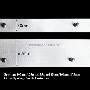 Ruban de rideau à pli en S robuste 145mm sangle d'espacement ruban de rideau à plis ondulés accessoires de ruban WIFI - Product Image 2