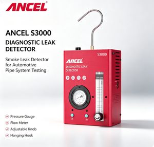 Detector de Fugas por Vaporización EVAP ANCEL S3000 con Medidor de Nivel de Aceite y Caudalímetro Ajustable para Pruebas de Sistemas de Tuberías de Vehículos de 12V - Product Image 1