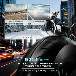 Moto électrique à suspension intégrale eAhora M1P, autonomie de plus de 40 miles, batterie 60V 30Ah, moto électrique pour adultes - Product Image 2