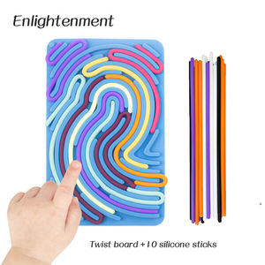 Juguete Educativo de Silicona Popular para Aliviar el Estrés, para Niños y Adultos, Tablero de Actividades Sensoriales - Product Image 3