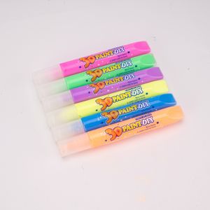 Ensemble de colle de <span class=keywords><strong>peinture</strong></span> <span class=keywords><strong>pour</strong></span> enfants, 6 couleurs, 10.5ml, 3D, bricolage, stylo créatif, t-shirt, pantalon et chaussettes - Product Image 5