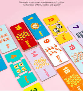 Rompecabezas de madera para niños y niñas de 3 años, juguetes educativos para preescolar, con sensación común - Product Image 4