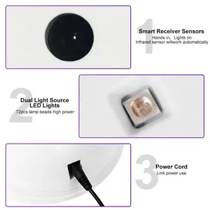 Lampe à LED UV pour le séchage du vernis à ongles en gel, professionnelle, 72 LED, sécheuse à ongles avec écran tactile, minuterie, capteur automatique - Product Image 5
