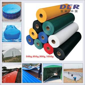 Bâche enduite de PVC de tissu doux flexible de prix d'usine de DER pour la vessie et les réservoirs de stockage de liquide de carburant - Product Image 6