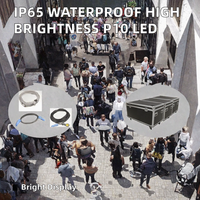 Écran publicitaire numérique LED extérieur P10 personnalisé, étanche IP65, haute luminosité, 4K HDR10+, lisible en plein soleil, garantie 5 ans