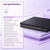S5570S-54S-EI Original Baru H3C Layer 3 Aggregation Switch 48GE RJ45 6x10G SFP+ EI Perangkat Keras Jaringan Kampus yang Ditingkatkan