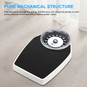 가정용 160kg/350lbs 정확한 체지방 저울 미끄럼 방지 아날로그 체중계 - Product Image 4