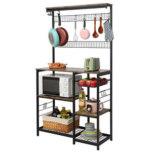 Vente en gros, étagère de rangement en <span class=keywords><strong>bois</strong></span>, organisateur d'épices, étagère de stockage de légumes <span class=keywords><strong>et</strong></span> de fruits, support de four à micro-ondes, étagère de <span class=keywords><strong>cuisine</strong></span> - Product Image 2