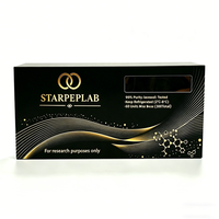 Boîte personnalisée en carton rigide pour flacons de 3 ml, 5 ml, 10 ml, emballage de sérum pour soins de la peau, flacon de peptide de haute qualité, boîte de peptide