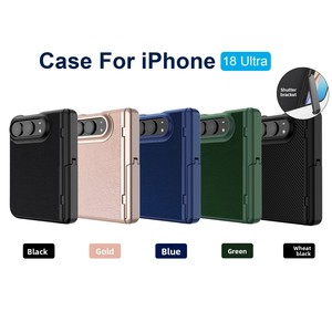 Huanmin Factory offers <b>iPhone</b> Duo foldable phone cases with a <b>stand</b> and a leather-covered central axis, suitable for Apple iPhon - Product Image 4