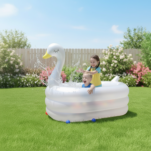 Piscina <span class=keywords><strong>Inflable</strong></span> para Niños Swan, Piscina de Juegos <span class=keywords><strong>Inflable</strong></span> de PVC - Product Image 1