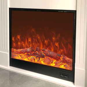 Console <span class=keywords><strong>de</strong></span> rangement moderne 60 Foyer électrique NOUVEAU Bûches en céramique sans ventilation sans chaleur intégrée <span class=keywords><strong>pour</strong></span> la maison Hôtel Anglais Métal - Product Image 5