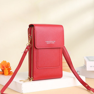 Nieuwe Ontwerp Lederen Crossbody Tassen Mobiele Telefoon Tas Portemonnee Dames Portemonnee Met Kleine Schoudertas Voor Meisje - Product Image 6