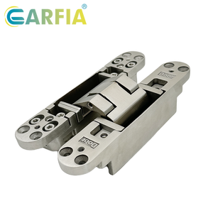 Bisagras Ocultas Modernas de Acero Inoxidable 304 de Alta Resistencia <span class=keywords><strong>Garfia</strong></span>, Bisagras Invisibles Ajustables en 3D para Puertas de Madera, Baño y Cocina - Product Image 4