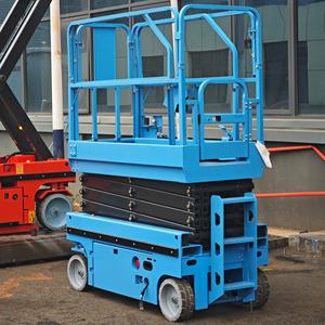 Elevador de tijera móvil automático con precio de descuento, plataforma de trabajo aéreo eléctrica de 8m para almacén - Product Image 4