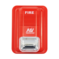 Système d'alarme incendie sans fil Asenware, panneau de commande d'alarme incendie sans fil 4 zones