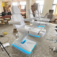 Fauteuil de massage hydraulique incurvé moderne pour salon, lit de beauté électrique pour tatouage, lit de massage facial, spa, épilation