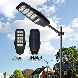 Tất cả trong một công viên thương mại 20W 30W 50W 100W 150W rắn hổ mang năng lượng mặt trời cảm biến ánh sáng đường phố camera ẩn - Product Image 1