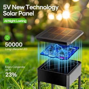 Coxseni Solar Pathway <b>Lights</b> 6 Pack 6500K LED Waterproof Outdoor Walkway <b>Landscape</b> <b>Light</b> for Yard Lawn - Product Image 2