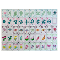 Tuiles de Mahjong en Acrylique Effet Œil de Chat, Collection Radiant Mood, Couleurs Mauve-Blush, pour Fêtes et Réunions