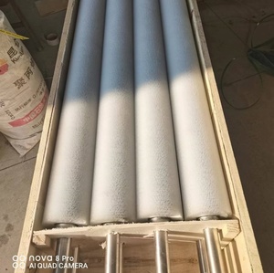 Rouleau <span class=keywords><strong>brosse</strong></span> spirale en nylon de nettoyage industriel personnalisable manche en métal 3 poils longueur 150mm diamètre pour le polissage-OEM/ODM - Product Image 1