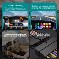 Interface CarPlay sans fil Apple et Android Auto pour Peugeot 208 2014-2016 SMEG avec module CarPlay, caméra de recul et Mirror Link