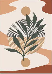 Leaves Sun Rainbow Wall <strong>Art</strong> Canvas <strong>Paintings</strong> Abstract Boho Posters &amp; Prints Home Bedroom Living Room Decor - Product Image 4