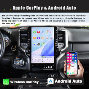 Autoradio Android 14 JIUTREE 14,4'' pour Dodge RAM 2019-2024, écran stéréo, navigation GPS, Carplay, lecteur multimédia, unité centrale - Product Image 3