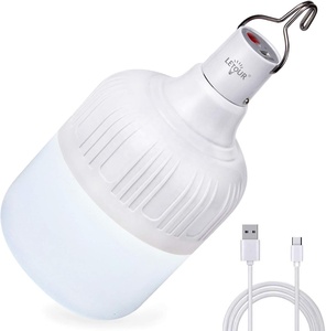 Lámpara de Camping de Emergencia de 200 Lúmenes con Gancho, <span class=keywords><strong>Luz</strong></span> Nocturna <span class=keywords><strong>LED</strong></span> Recargable por USB de Larga Duración - Product Image 2