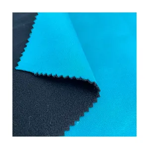Soft Shell Knitted Fleece Fabric Waterproof Soft Shell Fabric Supplier In China