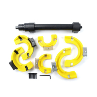 Ensemble de compresseurs de ressorts de suspension, extracteur de ressorts de suspension, outil de démontage d'amortisseurs de ressorts hélicoïdaux