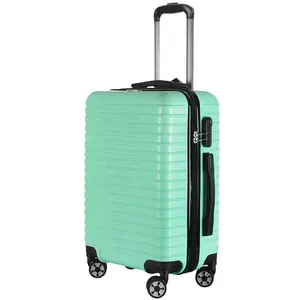 कस्टम लोगो हल्के ABS Koffer पीसी ट्रॉली बैग बड़ी यात्रा सूटकेस कठिन खोल सामान 28 इंच