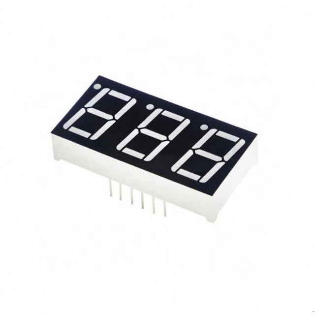 3Bit Digital Tube Red 0.56inch 7 Segment Common Cathode LED Digit Display 8 x 8 Led Lattice Red Dot Matrix