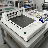 Machine de découpe numérique à plat pour PET, PVC, carton, vinyle, film auto-adhésif, boîte ondulée et composite en fibres
