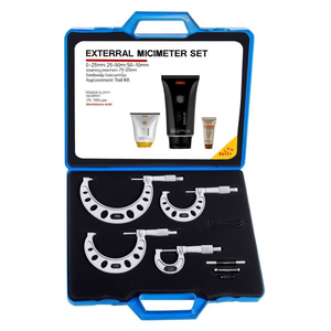 Jeu de micromètres externes 0-25 mm 25-50 mm 50-75 mm 75-100 mm, kit d'outils de mesure de précision - Product Image 2