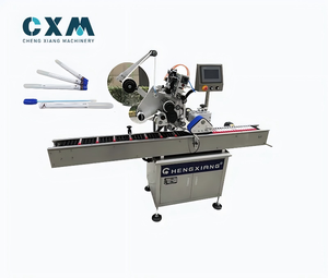 Etiquetadora Eléctrica Automática Reclinable CX-WT para Botellas de Vidrio con Control PLC y Bomba de Motor - Product Image 1