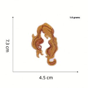Patch brodé personnalisé à thermocoller pour vêtements, motif chapeau de sorcière d'Halloween, accessoires décoratifs - Product Image 6