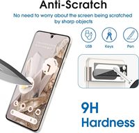 Verre japonais de haute qualité 2.5D Nuglas Verre trempé Protection d'écran de téléphone portable pour Google Pixel 8 Pro 8 8a