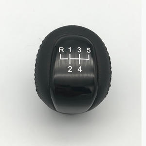 Pomo de palanca de cambios de cuero negro de 5 velocidades manual para Buick Excelle Opel, pomo de cambio ergonómico - Product Image 3