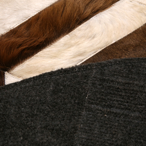 Genuine Leather <b>Fur</b> Rugs Hand-made of Leather and Cowhide Patchwork Rug Customizable Size Modern Rug <b>Animal</b> <b>Fur</b> Mat - Product Image 6