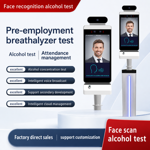 Machine de contrôle d'accès par reconnaissance faciale, testeur numérique de détection d'alcoolémie avec SDK et fonction de réinitialisation pratique - Product Image 3