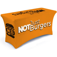 Nouvelle Collection 2024 : Nappes de Table Extensibles en Polyester et Spandex, Design Personnalisé et Logo, Coupe Standard, Tendance et Promotionnelles