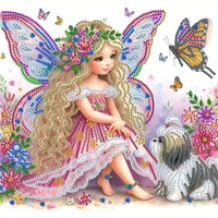 Kit de Peinture Diamant 5D Carrée DIY Faite à la Main, Motifs Étoile, Lune, Déesse, Petit Cheval, Baoli, Alien, Décoration Artistique, Jouet Puzzle