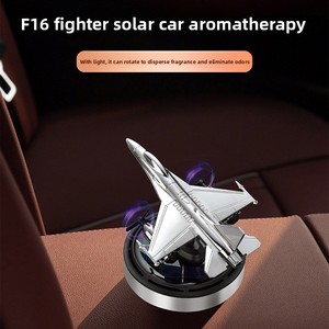 Popular ambientador de coche con forma de avión solar F16 Snapdragon, giratorio, de larga duración, con fragancia suelta, adorno decorativo para coche. - Product Image 4