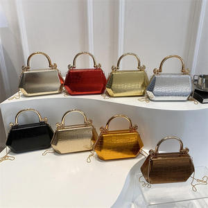 Nouveau sac fourre-tout pour femme à motif losanges irréguliers, sac à main de soirée pour mariage et fête, sacs de soirée décontractés pour femmes - Product Image 1