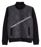 Veste d'entraîneur de football d'hiver pour homme, décontractée, col montant, fermeture éclair, respirante, légère, vêtement d'extérieur, grande taille
