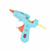 Pistol Lem Panas Mini Tanpa Kabel, Isi Ulang USB, Portabel untuk Kerajinan DIY dan Perbaikan Rumah