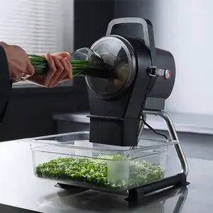 Picador multifuncional de legumes e cebola verde, máquina de corte de legumes de grande capacidade