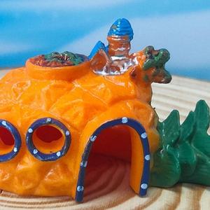 Abri pour hermit crab, mini-maison en forme de champignon, coquille de conque, boîte d'alimentation, décoration de micro-aquarium - Product Image 3